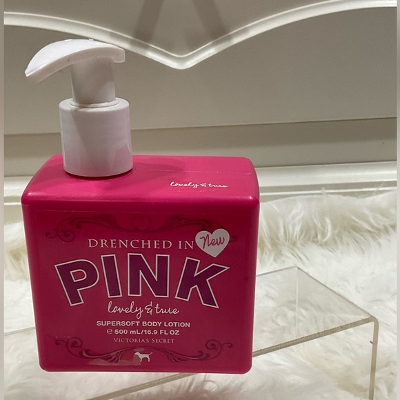 PINK Victoria's Secret Other - Victoria's Secret Drenched In Pink Lovely & True Supersoft Body Lotion 16.9 oz